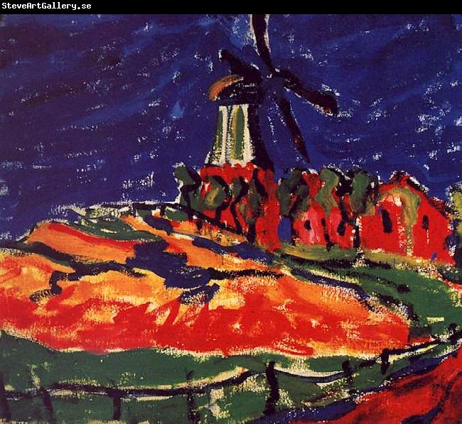 Erich Heckel Windmill, Dangast